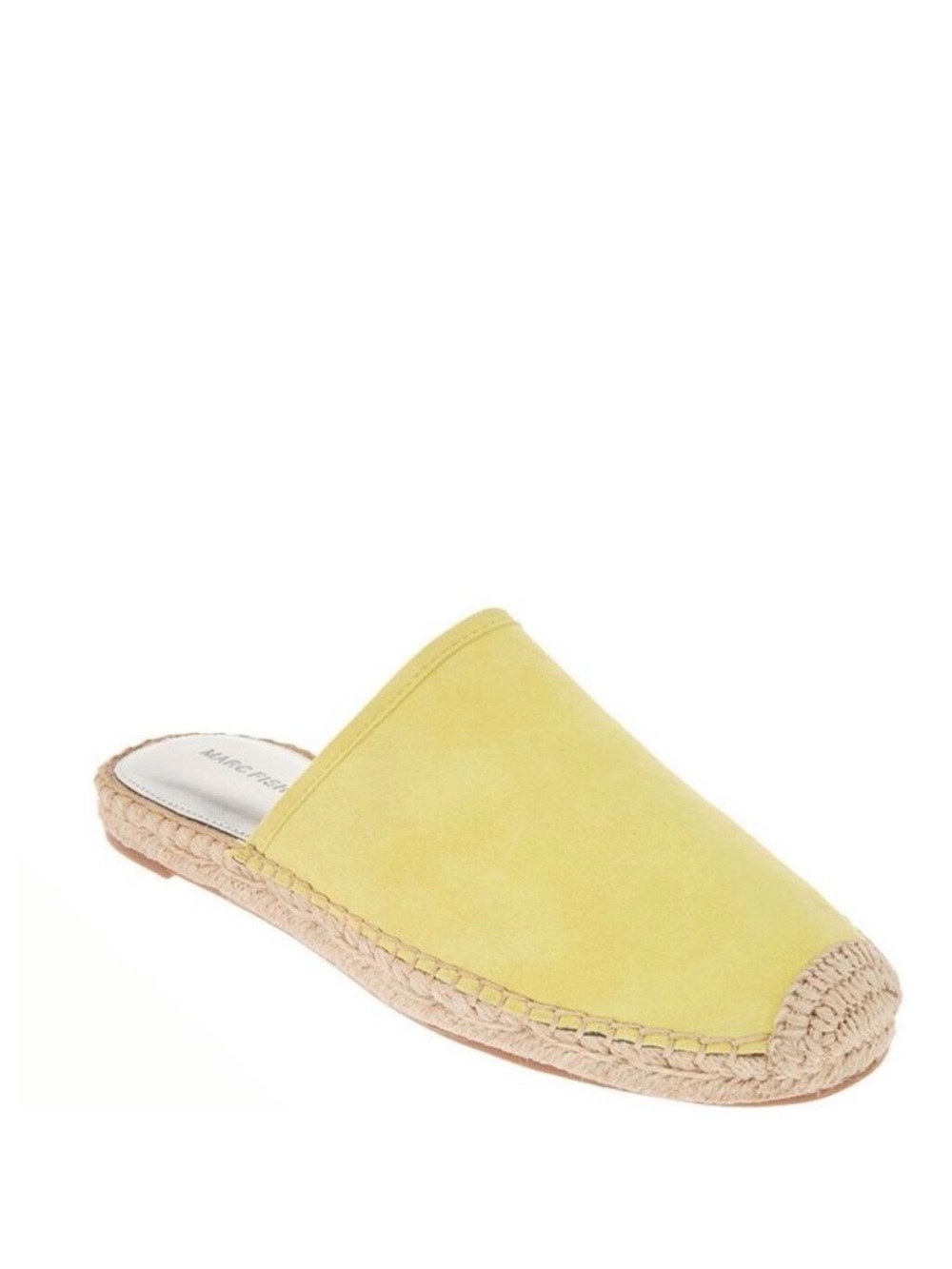 MARC FISHER Gift2 Suede Flat Espadrille Mules